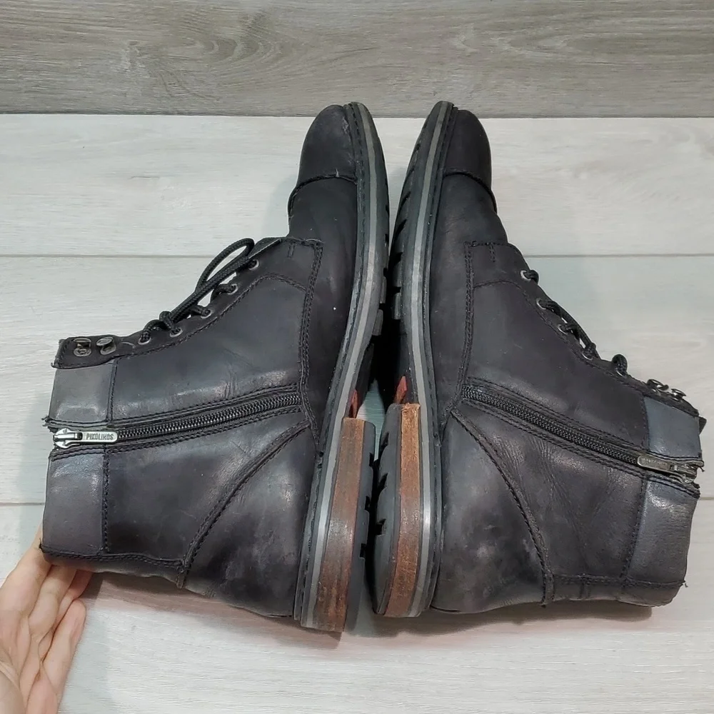Pikolinos Mens High Top Boots Leather Sneakers shoes sz 45/11.5-12
